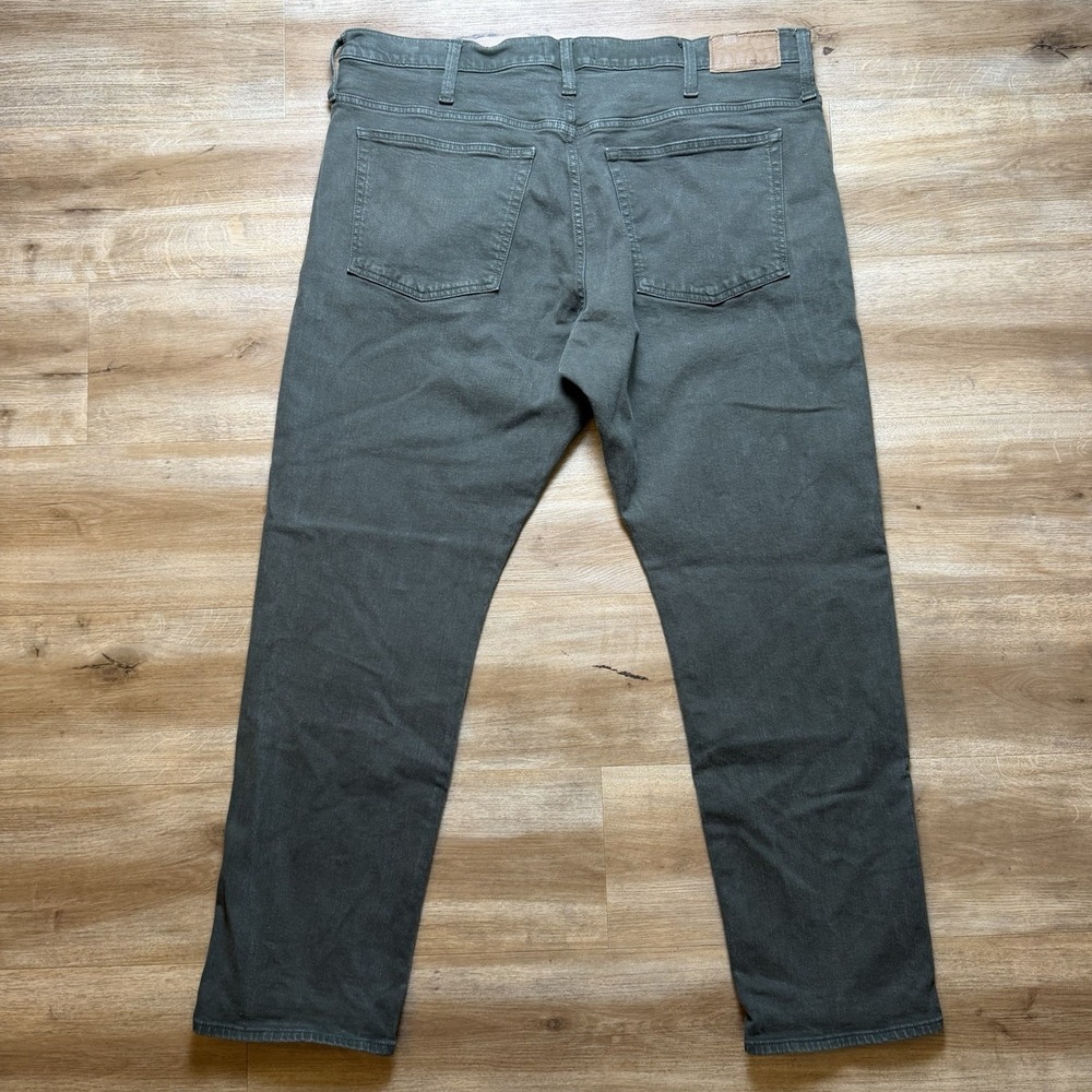 Madewell Jeans Men‎ 40x32 *LOT OF 2* Green Black Athletic Slim Fit Stretch Denim - Picture 7 of 16